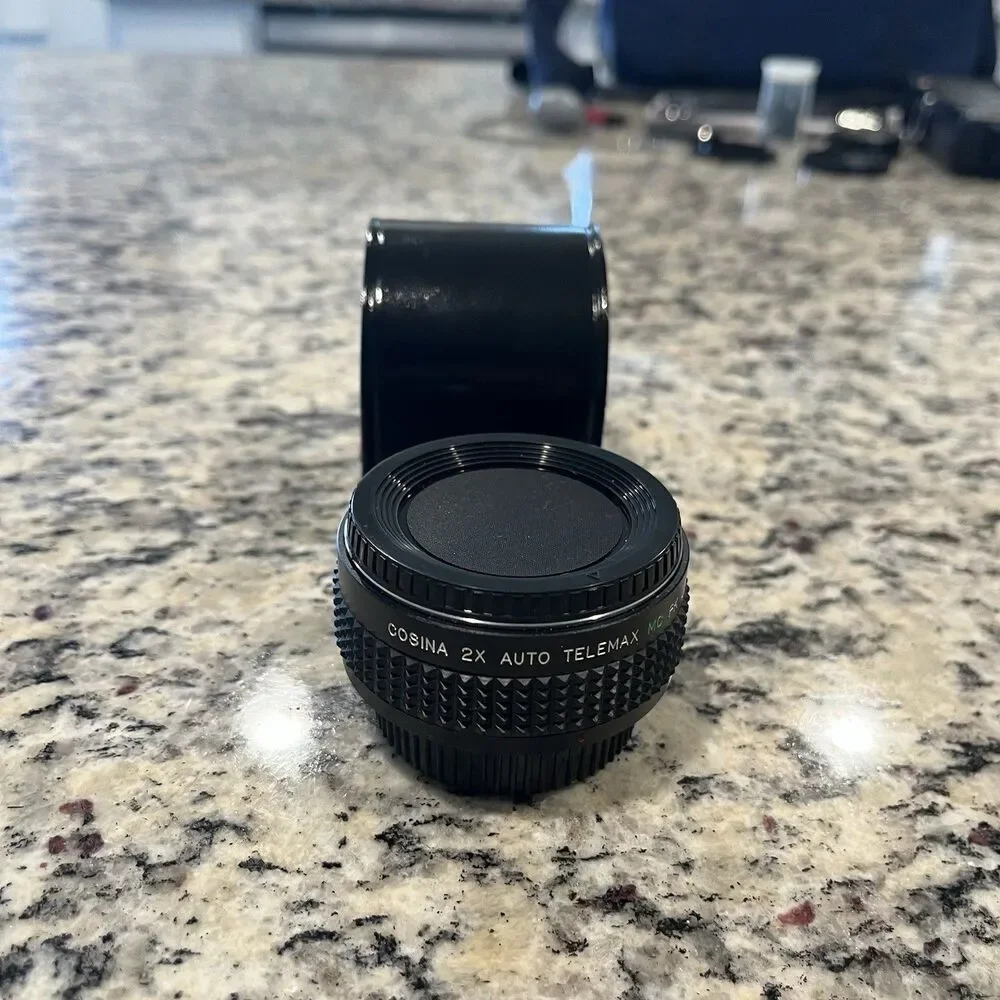 Cosina 2X Auto Telemax MC PK Lens & Case Made in Japan